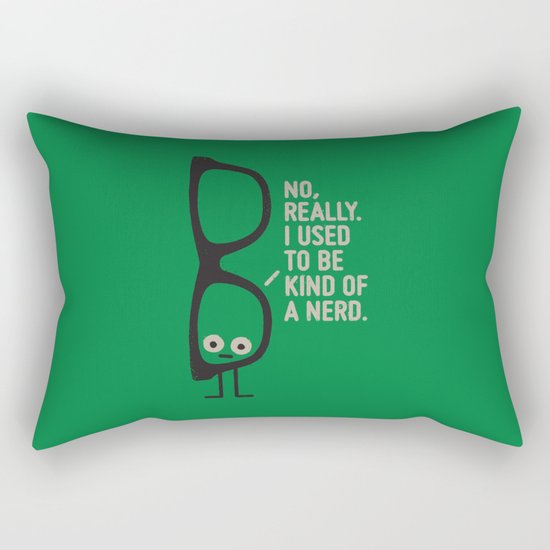 Nerd Is the New Black Rectangular Pillow