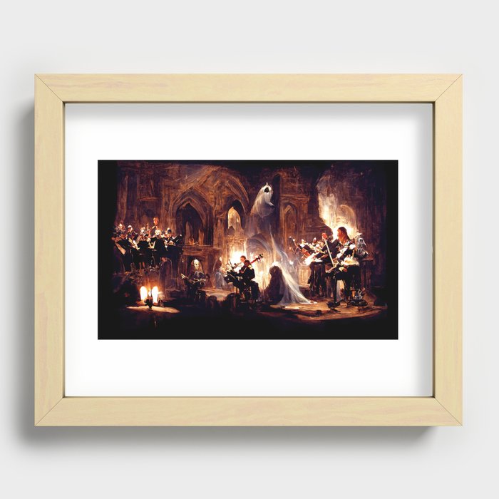The Curse of the Phantom Orchestra Recessed Framed Print