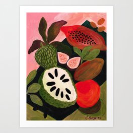 Fruits my Mother Likes Art Print