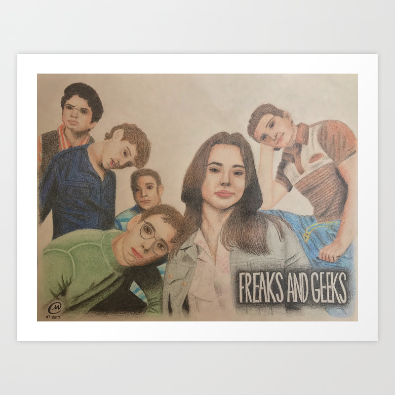 Freaks And Geeks Art Print By Christinamalinowski Society6