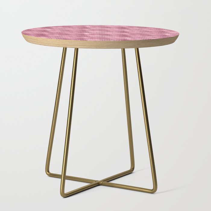 Luxury Pink Sparkle Pattern Side Table