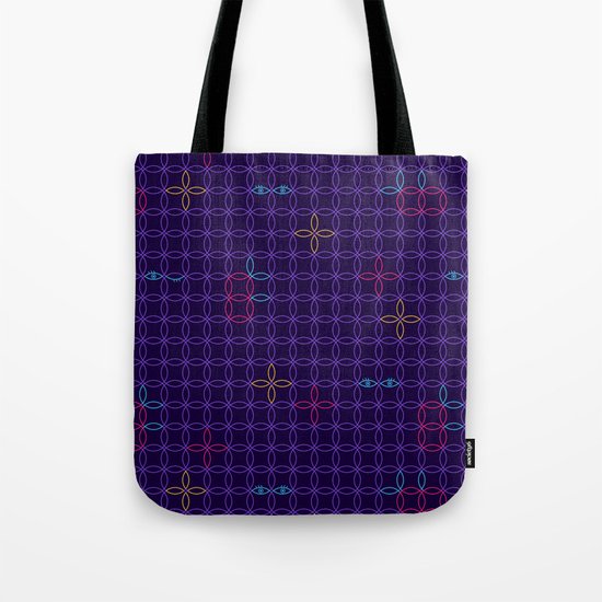 Circle Kimono Cherry Tote Bag