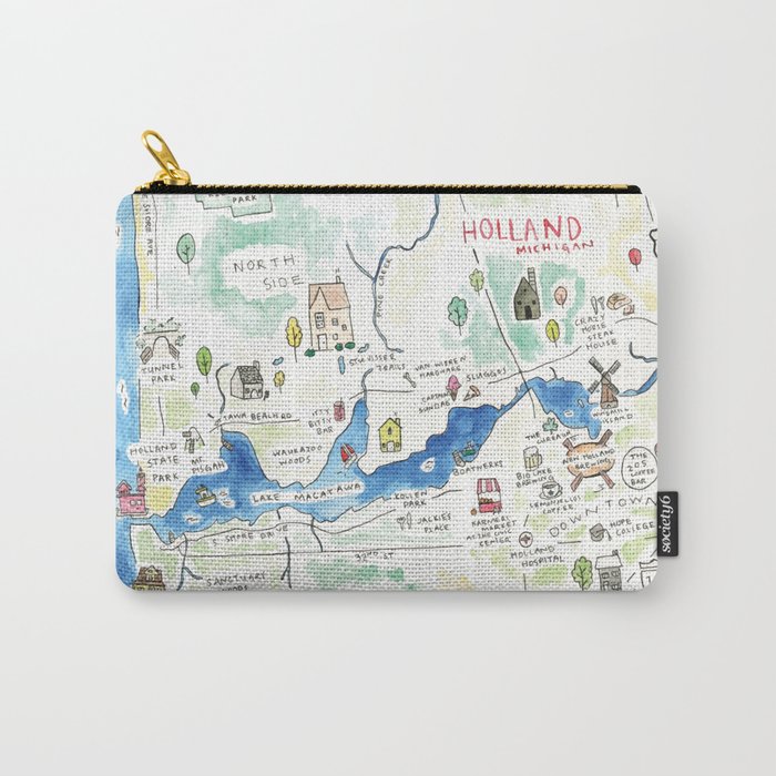 Holland Michigan Carry-All Pouch