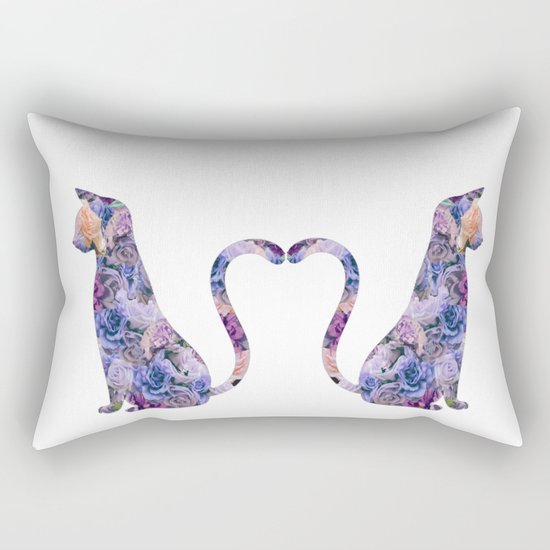 cats love Rectangular Pillow