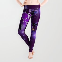 Power Purple For a Cure - Fairy Dust Leggings