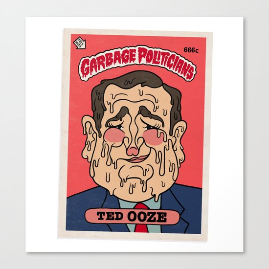 Ted Ooze Canvas Print