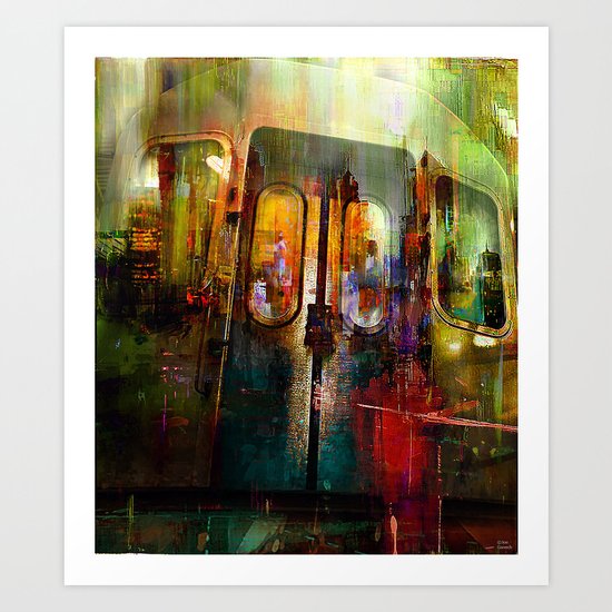 The last car Art Print
