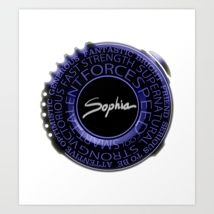 My Name Is Sophia Art Print By Hsdesigner Society6 My Name Is Sophia Art Print By Hsdesigner Society6