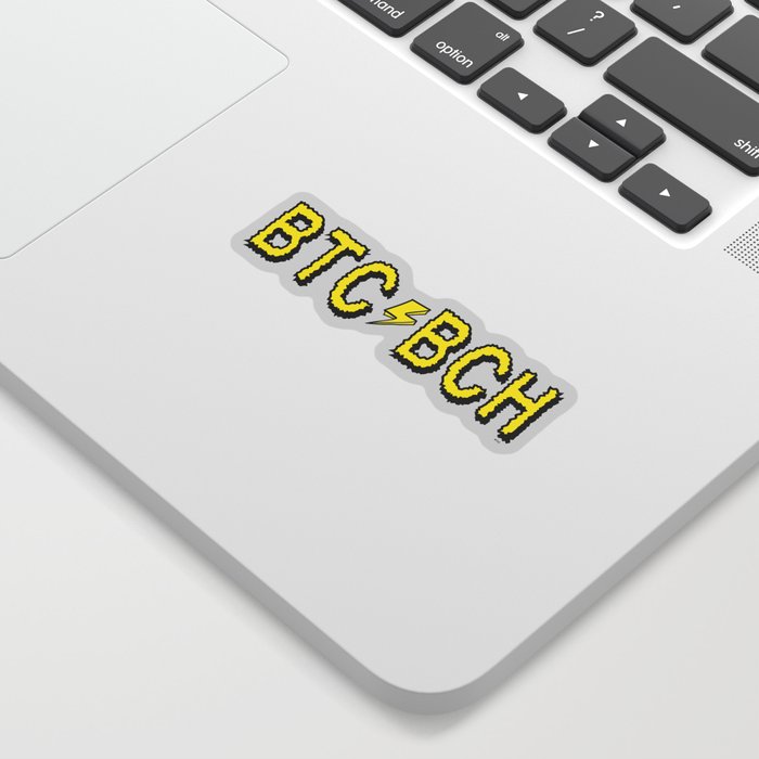 BTC BCH Sticker