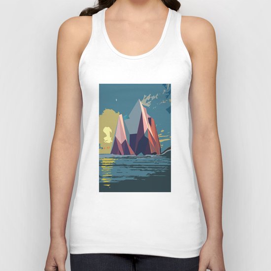 Night Mountains No. 4 Unisex Tank Top