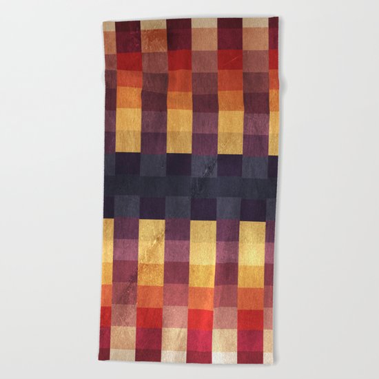 Eccentric Squared Beach Towel
