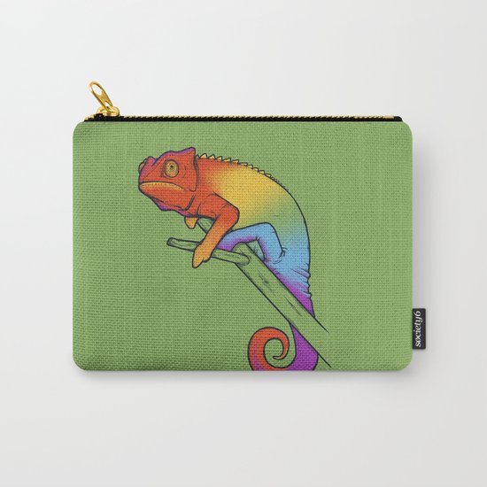 Confused chameleon Carry-All Pouch