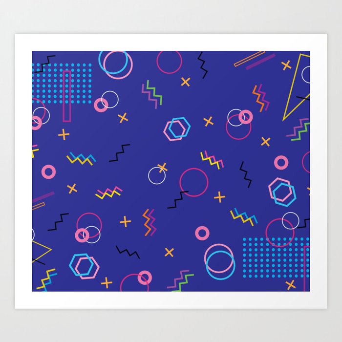 80´s vibes Art Print