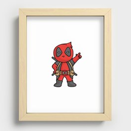 Dead Pool by dibujantis Recessed Framed Print