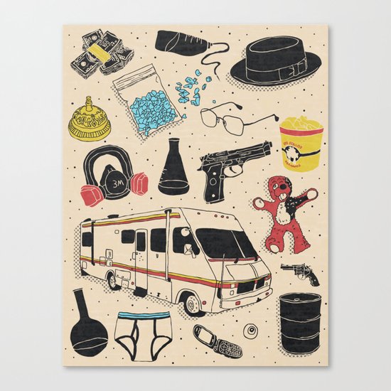 Artifacts: Breaking Bad Canvas Print