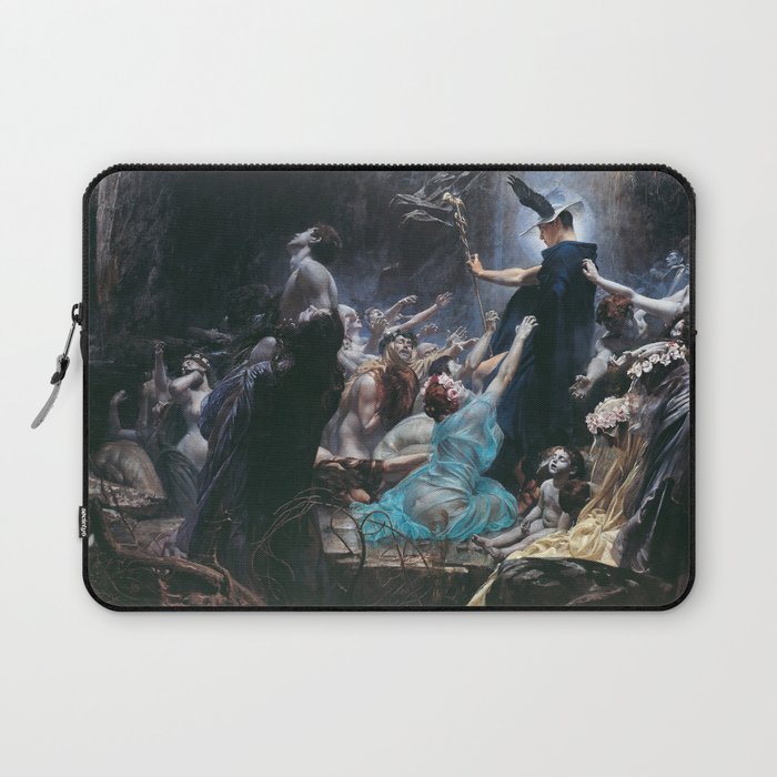 Souls on the Banks of the Acheron painting 1898 Laptop Sleeve