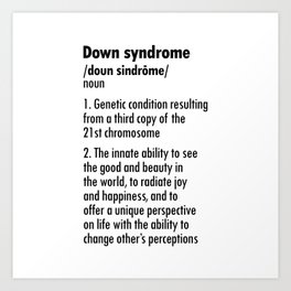 Down Syndrome Art Prints For Any Decor Style Society6