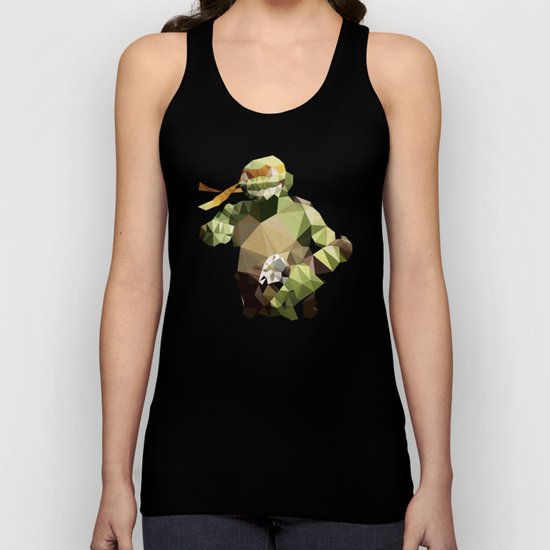 Polygon Heroes - Michelangelo Unisex Tank Top