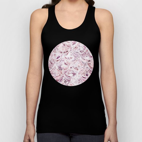 Berry Frosting Art Deco Pattern Unisex Tank Top