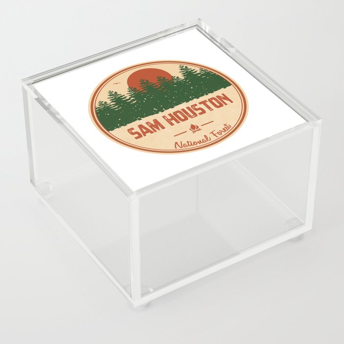Sam Houston National Forest Acrylic Box