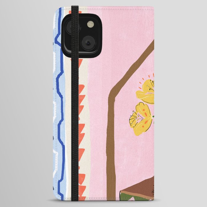 Bohemian stairs iPhone Wallet Case