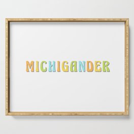 Michigander - Pure Michigan/Midwest Serving Tray