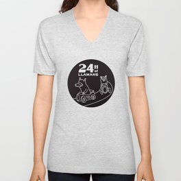 24H of Llamans V Neck T Shirt