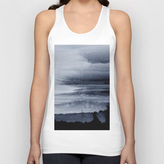 Abstract black painting 2 Unisex Tank Top