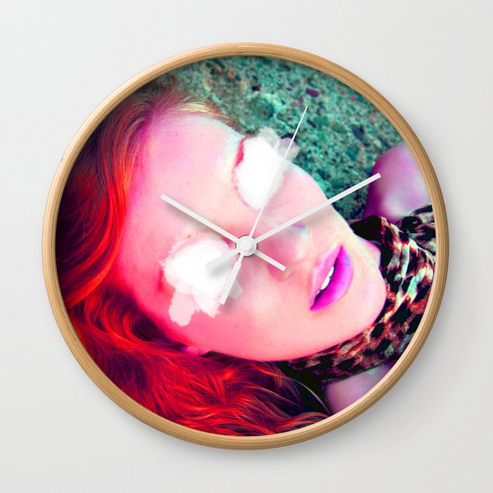 Another Red Head  Wall Clock