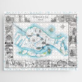 Venice map  Jigsaw Puzzle