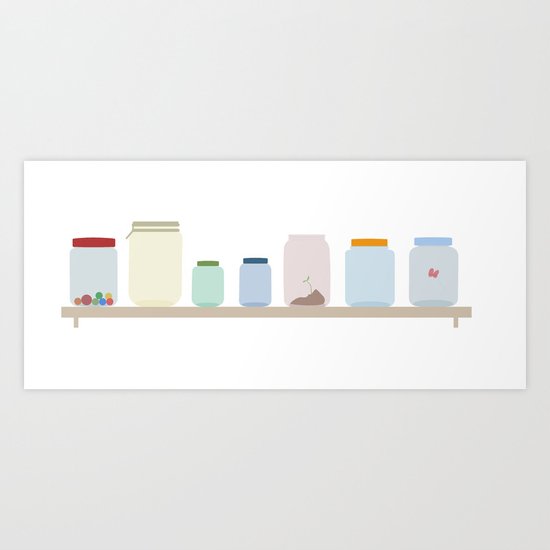 Jars Art Print