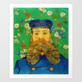 Vincent Van Gogh - Portrait of the Postman Joseph Roulin Art Print