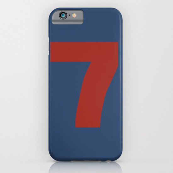 Number 7 iPhone & iPod Case