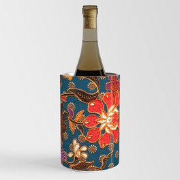 The beautiful art of Malaysian and Indonesian Batik Pattern Wine Chiller