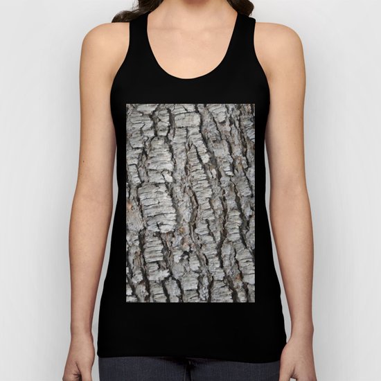TEXTURES -- Spruce Bark Unisex Tank Top