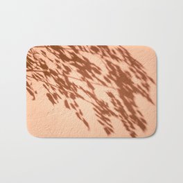 Orange shadowplay on the ochre trail Roussillon France / Detail fine art print / Bright abstract pho Bath Mat | Digital, Leaves, Orange, Ochre, Wall, France, Photo, Roussillon, Details, Curated 