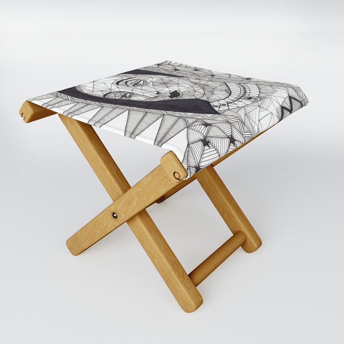 Virgen de Guadalupe Folding Stool