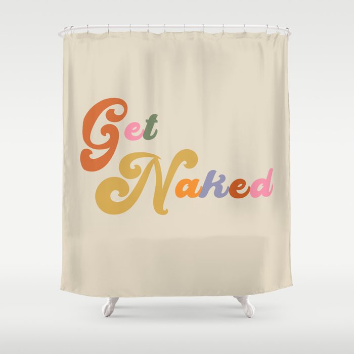 Modern Scandinavian Get Naked Shower Curtain