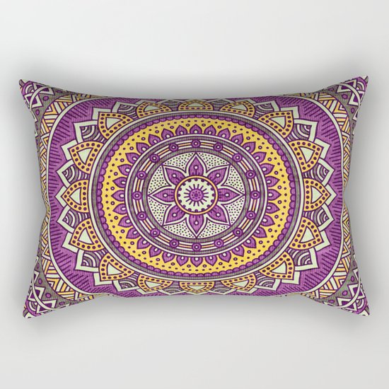 Hippie mandala 62 Rectangular Pillow