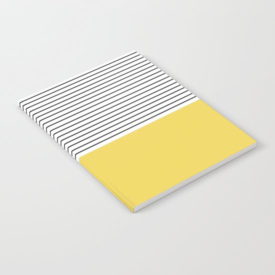 MINIMAL Green Stripes Notebook