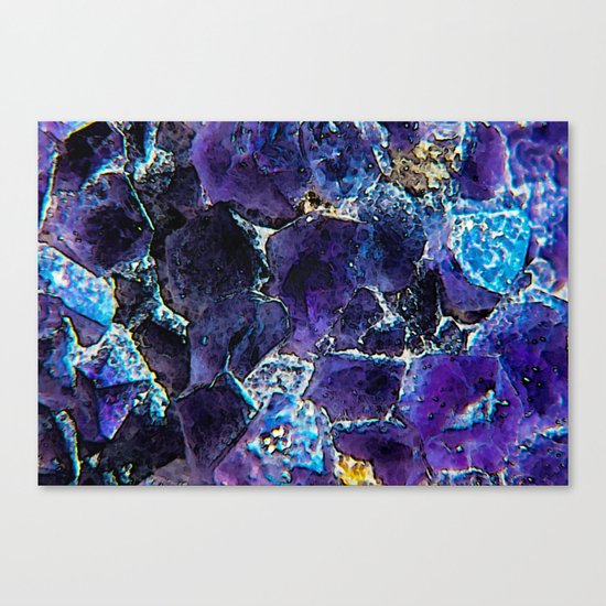 AMETHYST ABSTRACT Canvas Print