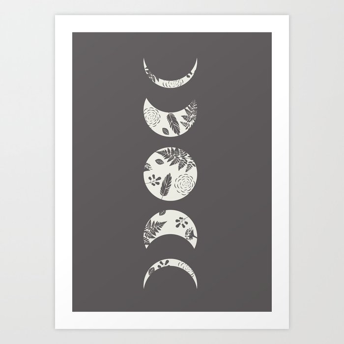 Lunar Nature Art Print