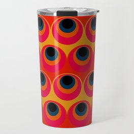 God is in Hell Funky Circles Travel Mug