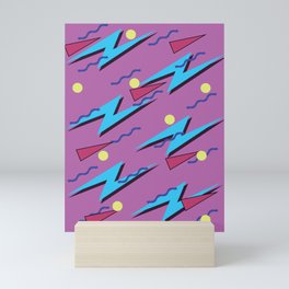 Colorful 90's Pattern Mini Art Print