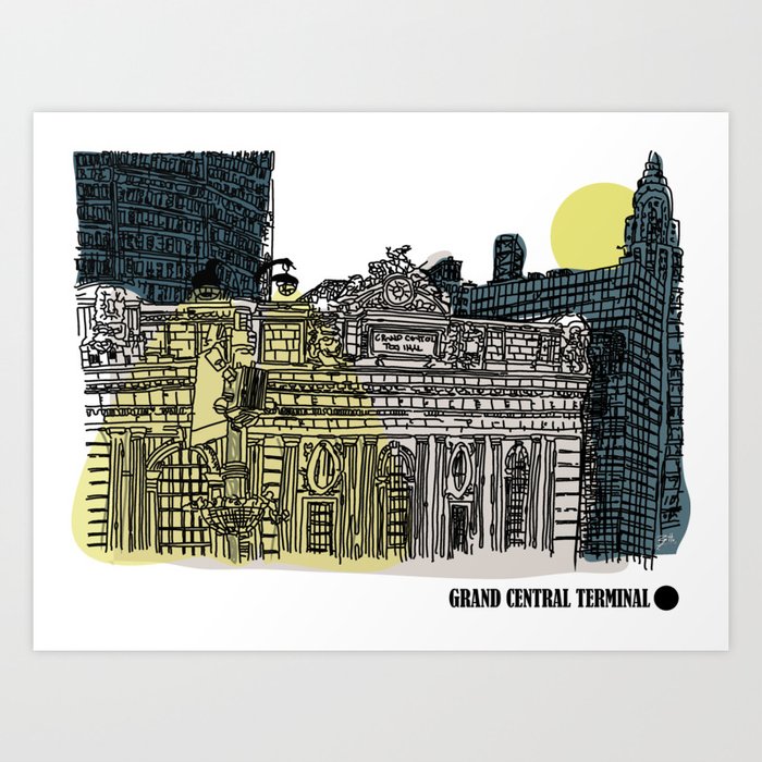 Grand Central Terminal NYC Art Print