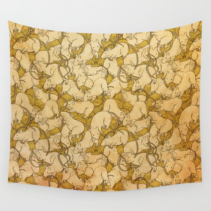 A world of rats Wall Tapestry