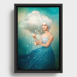 Melody of Rain Framed Canvas