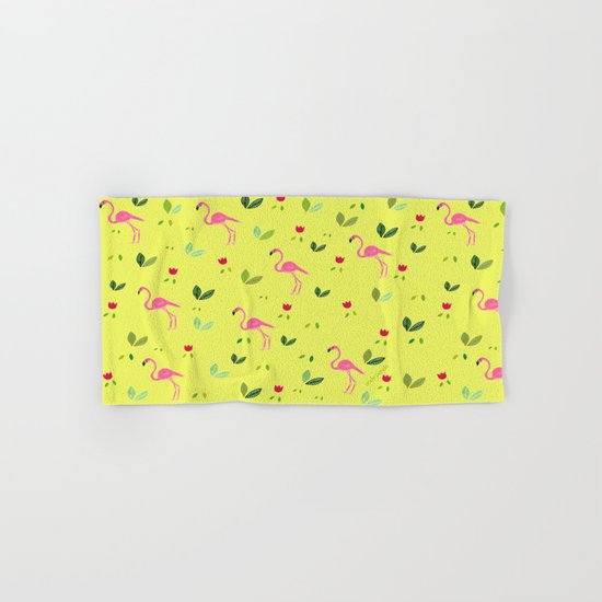 Flamingos and company Hand & Bath Towel