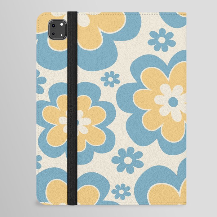 Colorful Retro Flower Pattern 598 iPad Folio Case