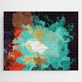 Vibrant Marble Texture no7 Jigsaw Puzzle